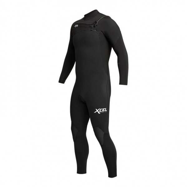 Traje de neopreno Xcel Comp X2 4/3mm Cremallera frontal Hombre Negro