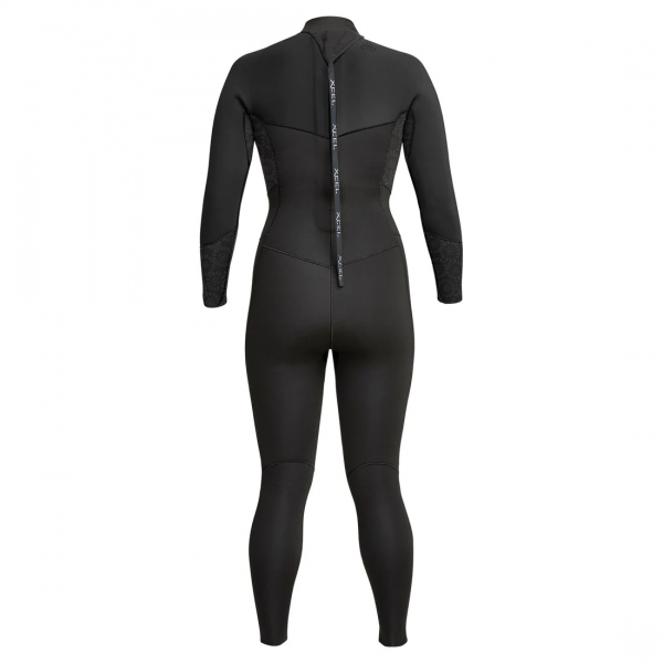 Xcel Axis OS Wetsuit 5/4mm Back-Zip Mujer Negro Flor