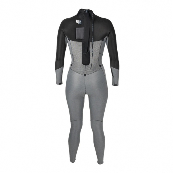 Xcel Axis OS Wetsuit 5/4mm Back-Zip Mujer Negro Flor