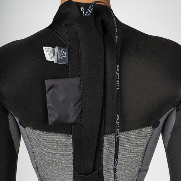 Xcel Axis OS Wetsuit 5/4mm Back-Zip Mujer Negro Flor