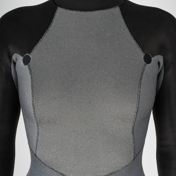 Xcel Axis OS Wetsuit 5/4mm Back-Zip Mujer Negro Flor