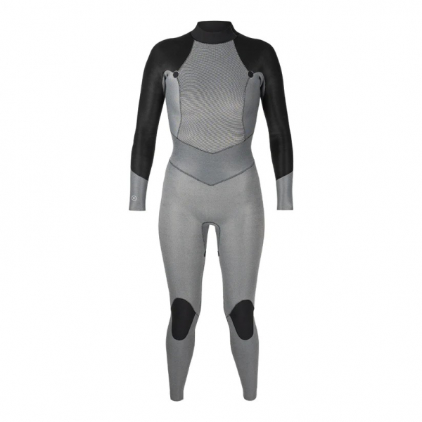 Xcel Axis OS Wetsuit 5/4mm Back-Zip Mujer Negro Flor