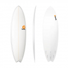 Planche de surf TORQ Epoxy TET 6.6 MOD Fish Pinlines
