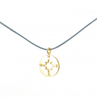 Silver+Surf silver jewelry wind rose size S gold-plated