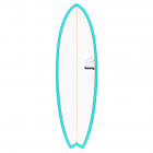 Surfboard TORQ Epoxy TET 5.11 MOD Fish Blau Pinlin