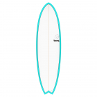 Surfboard TORQ Epoxy TET 6.6 MOD Fish Blau Pinline