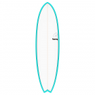 Surfboard TORQ Epoxy TET 7.2 Fish Blue Pinline