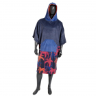 MDNS Change Robe Surf Poncho Unisize Navy Palm