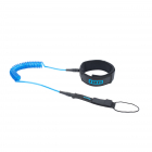 ION SUP Core Leash coiled kneestrap blue