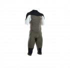 ION Element Overknee Wetsuit Short Sleeve 3/2mm Back-Zip Men dark olive/white/black
