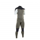 ION Element Steamer wetsuit short sleeve 2/2mm back zip men dark olive/white/black