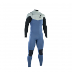 ION Element wetsuit 4/3 mm front zip men cascade-blue