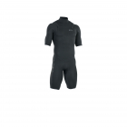 ION Element wetsuit shorty short sleeve 2/2 mm front zip men black