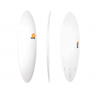 Planche de surf TORQ Epoxy TET 6.8 Funboard Blanc