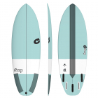 Planche de surf TORQ Epoxy TEC Summer 5 5.6 seagreen