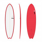 Planche de surf TORQ Epoxy TET 6.10 MOD Fish Red Pinl