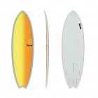 Tabla de surf TORQ Epoxy TET 5.11 MOD Fish Full Fade