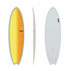 Planche de surf TORQ Epoxy TET 6.6 MOD Fish Full Fade
