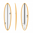 Planche de surf TORQ Epoxy TET CS 6.8 Fun Carbon Orange