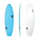 Surfboard TORQ Softboard 6.6 Pesce Blu