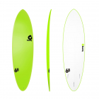 Surfboard TORQ Softboard 6.8 Funboard Verde