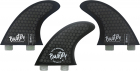 Buster Thruster Honeycomb Surfboard Fin Set FCS-I Small 4.28"