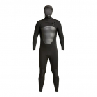 Xcel Axis X2 Traje con capucha 5/4mm Cremallera dorsal Hombre Negro