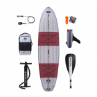 North SUP Docker Inflatable Standup Paddle Board Package Sky Gray 11'0" x 34" x 6" OneSize