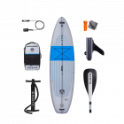 North SUP Pace Inflatable Standup Paddle Board Package Sky Gray