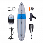 North SUP Pace Tour Inflatable Standup Paddle Board Package Sky Gray