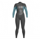 Xcel Axis X X2 Wetsuit 5/4mm Front Zip Women Graphite / Tinfoil Flower