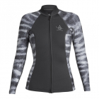 Xcel OR Axis Long Sleeve Wetsuit 2 mm Front-Zip Women Tiger Shark