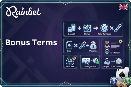 Rainbet Casino Bonus Terms & Wagering