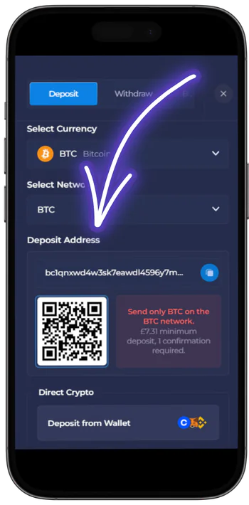 Rainbet enter first deposit