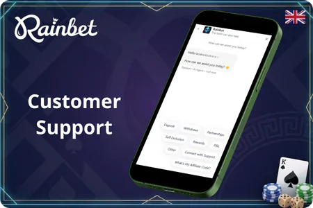 Rainbet casino Customer Support