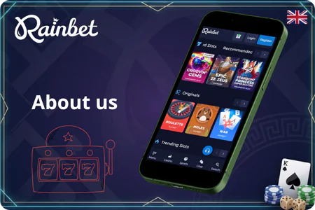 Rainbet casino as a crypto-first operation